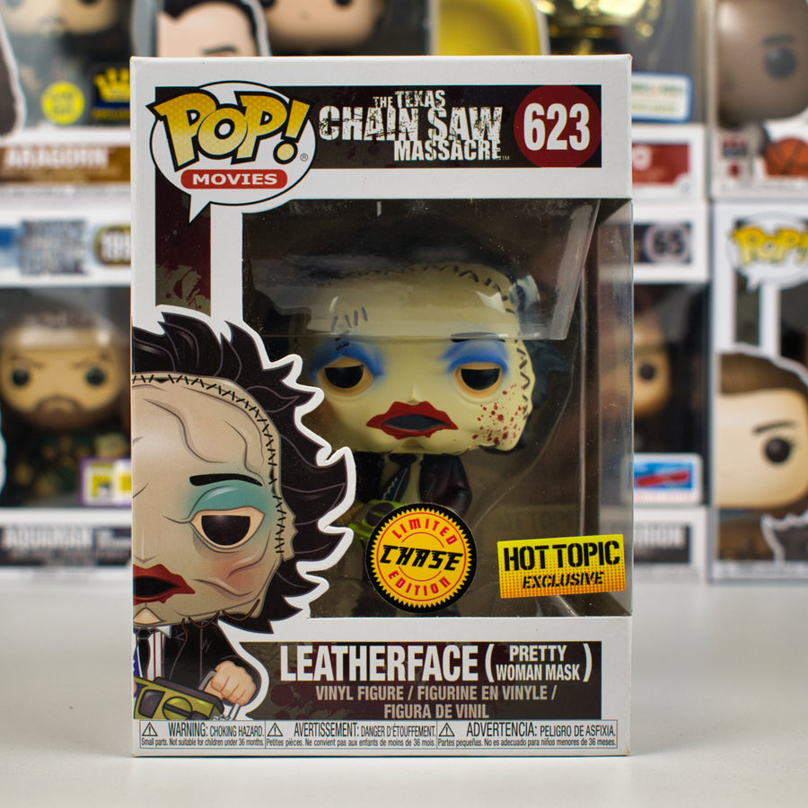 Funko Pop 623 - Leatherface with prettywoman mask - Chase - 1