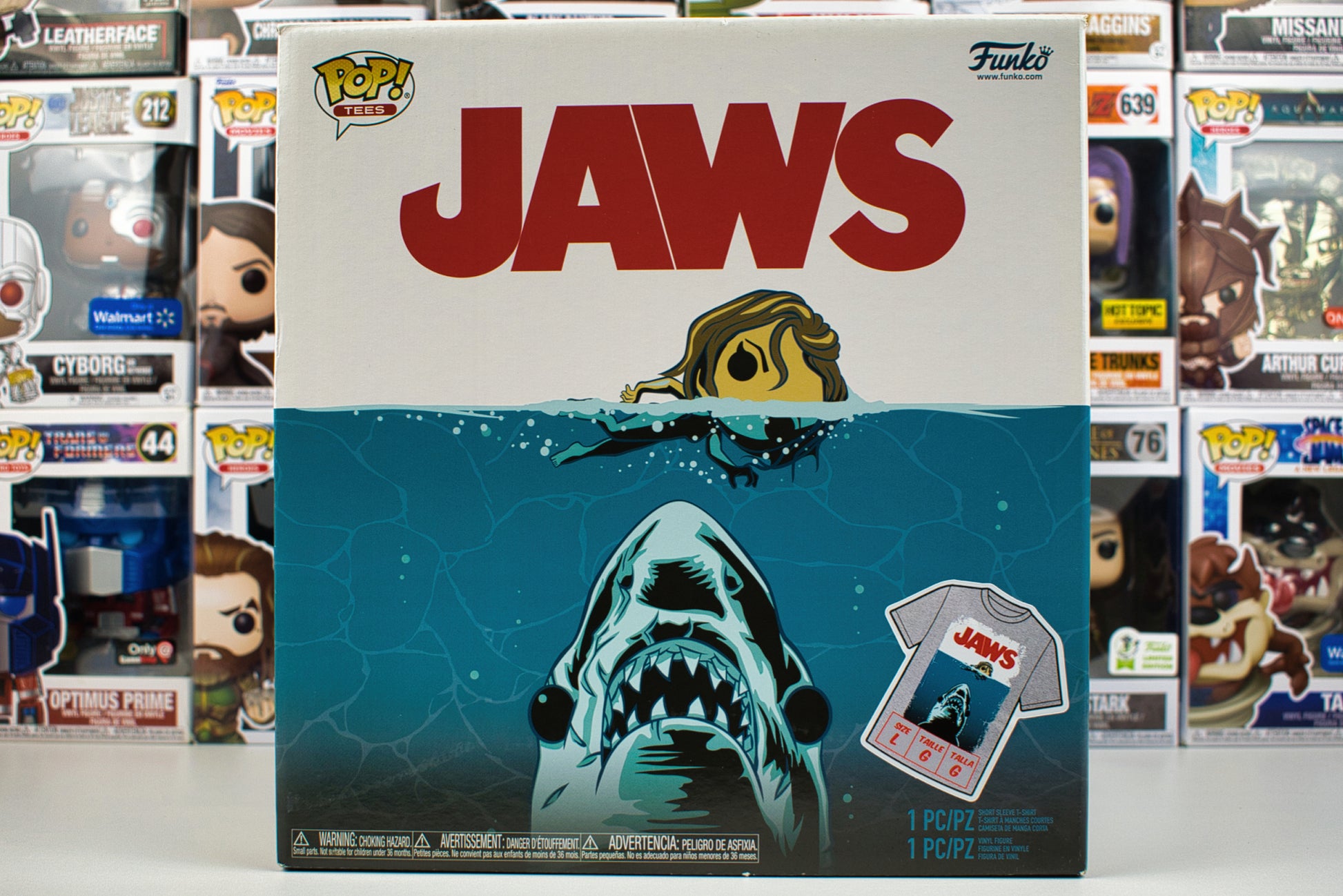 Funko Pop Pop & Tee - Coffret collector edition Jaws - Taille L - 1
