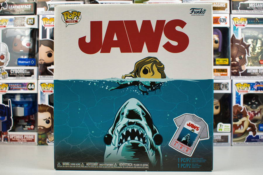 Funko Pop Pop & Tee - Coffret collector edition Jaws - Taille L - 1