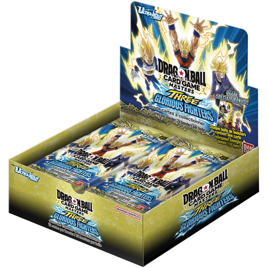 Boîte de 24 Boosters Dragon Ball Super Card Game - B30 : Ultra-Bout Series - Three Glorious Fighters [FR]