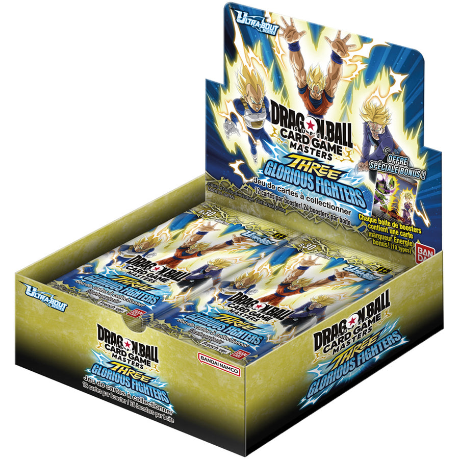 Boîte de 24 Boosters Dragon Ball Super Card Game - B30 : Ultra-Bout Series - Three Glorious Fighters [FR]